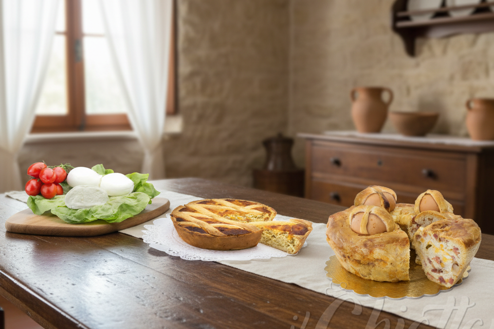 Foto tre prodotti pasquali