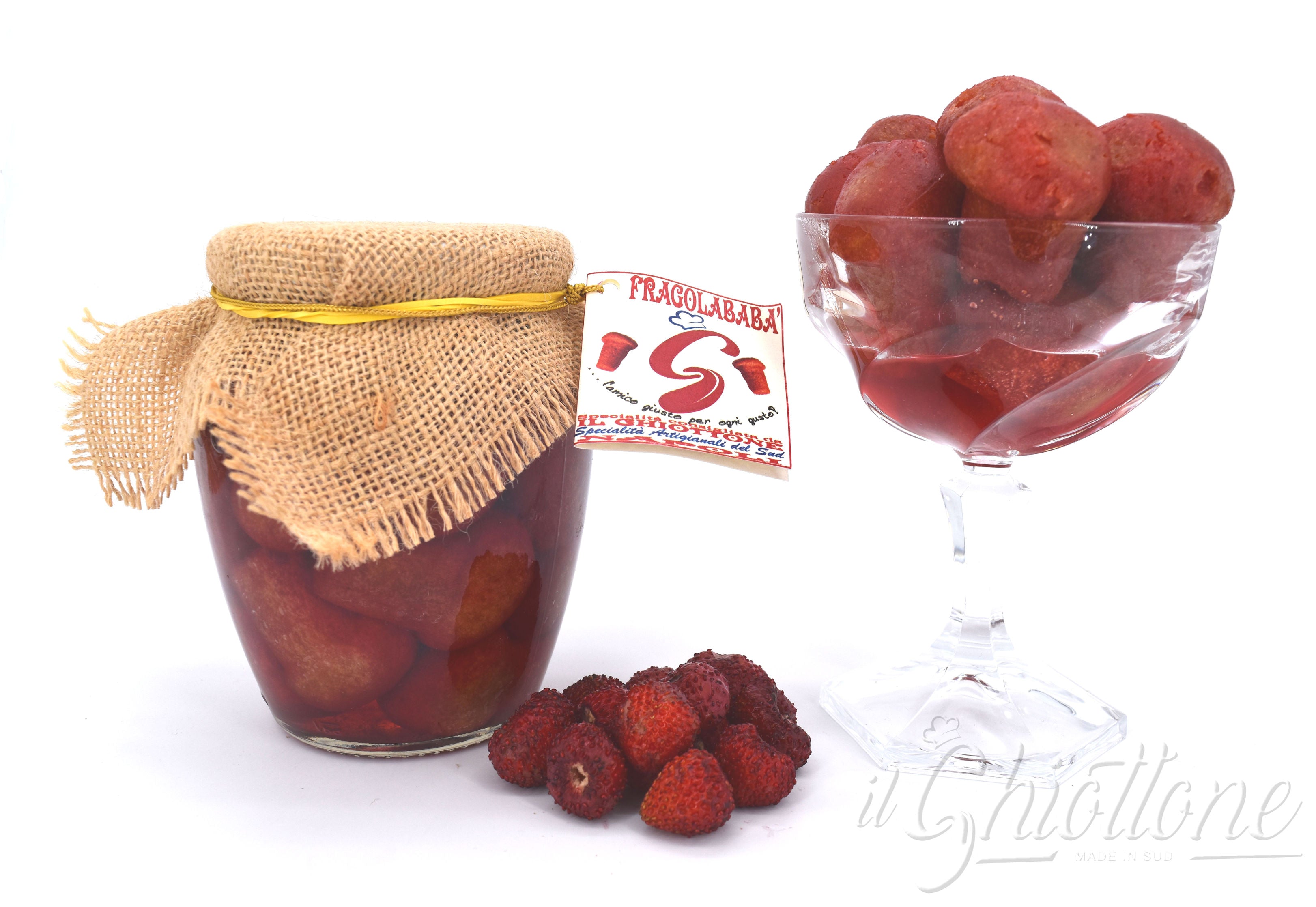 Baba liquore alla fragola