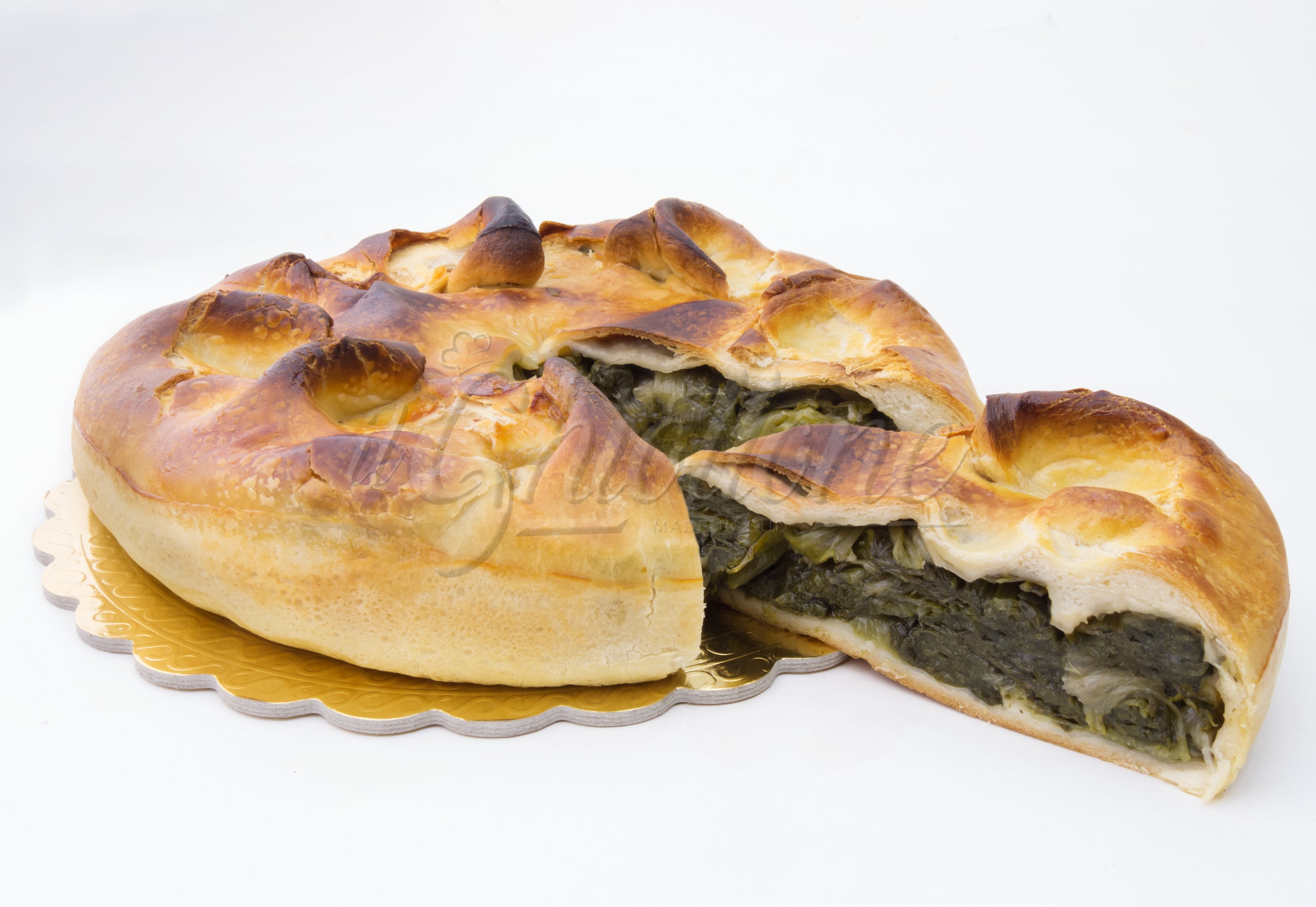 Pizza olive + scarole