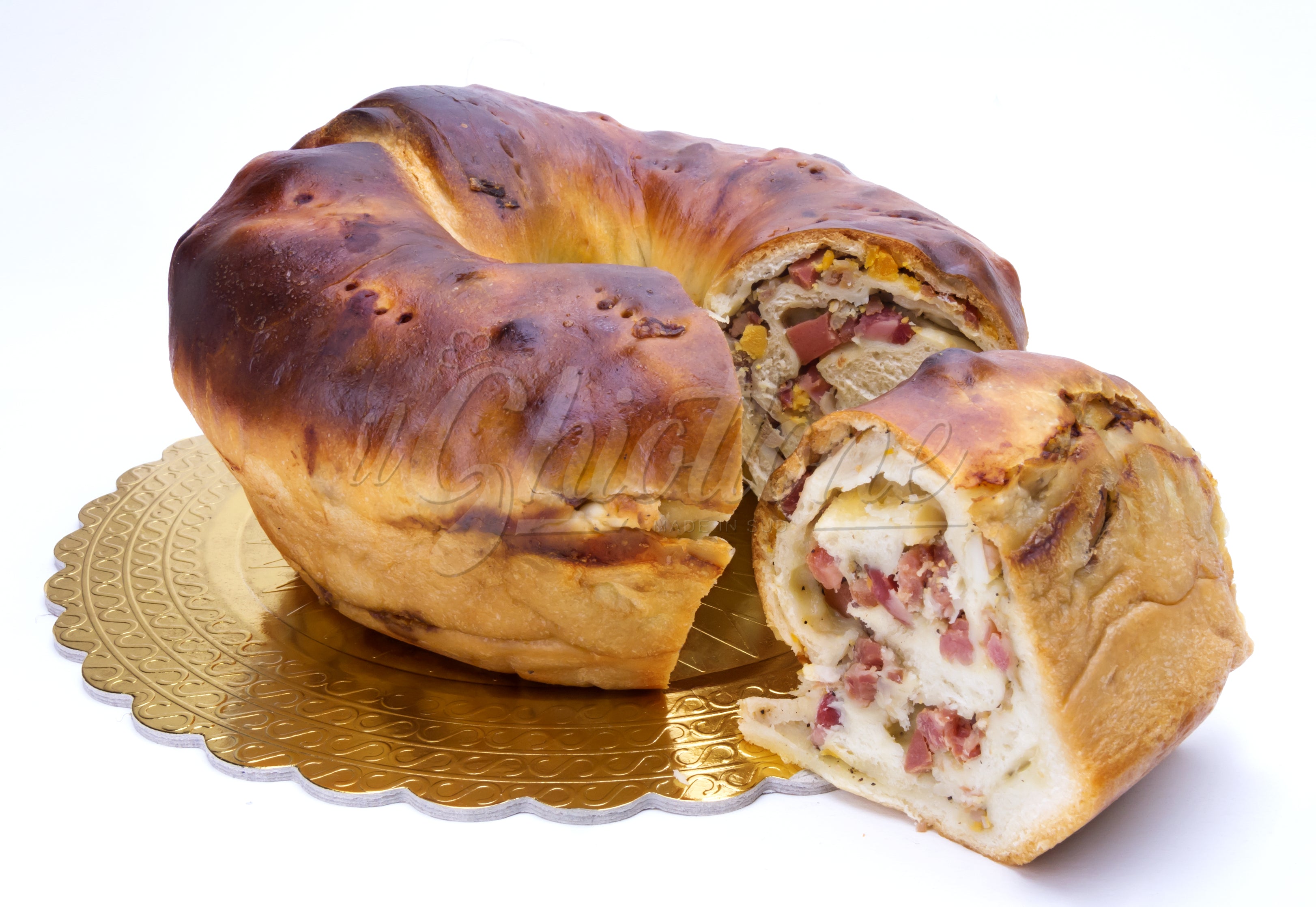 Tortano salumi + uova + formaggi